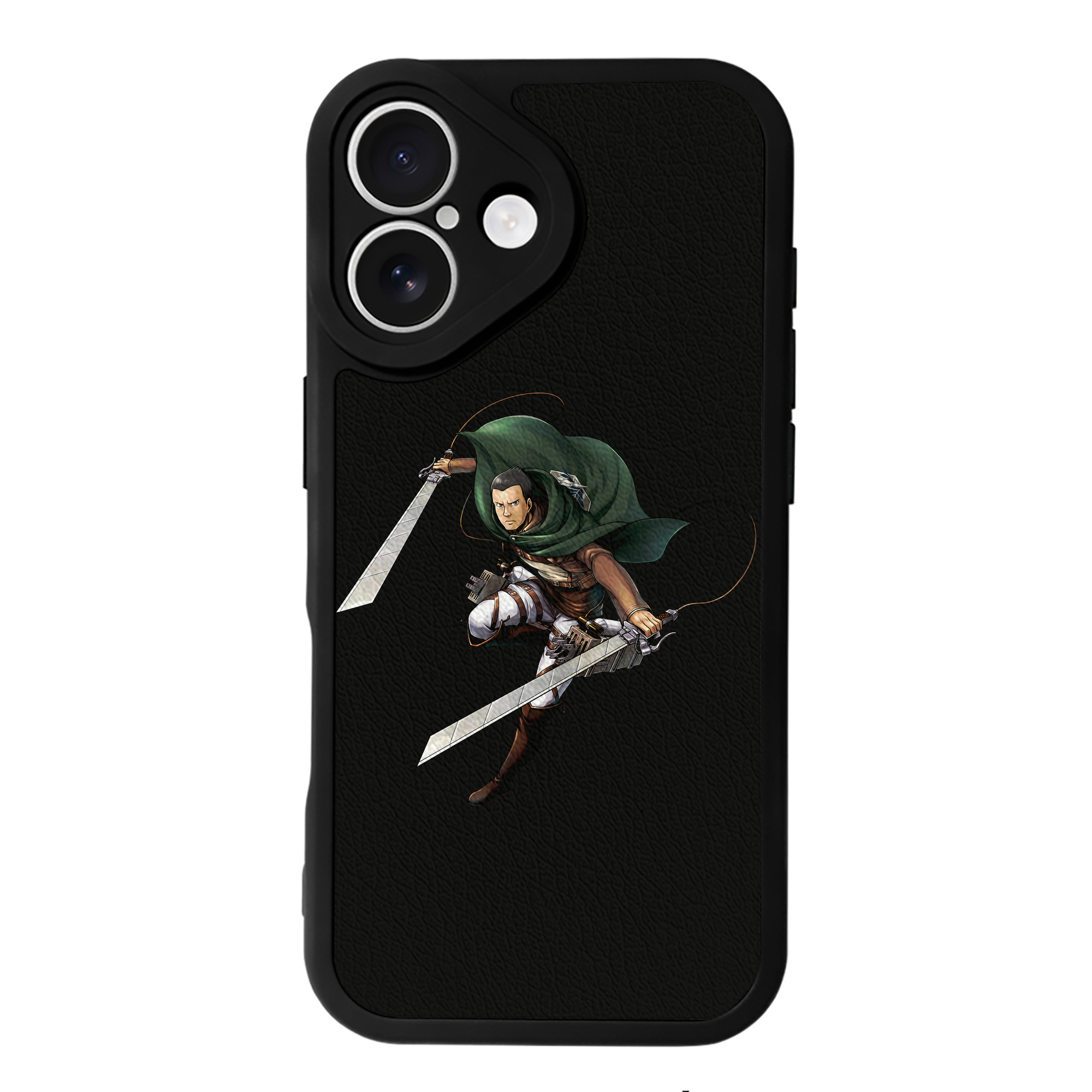 （画像用） 進撃の巨人 Attack on Titan 【iPhone 16シリーズ対応】シリコンスマホケース（レザー調） 材質：シリコン